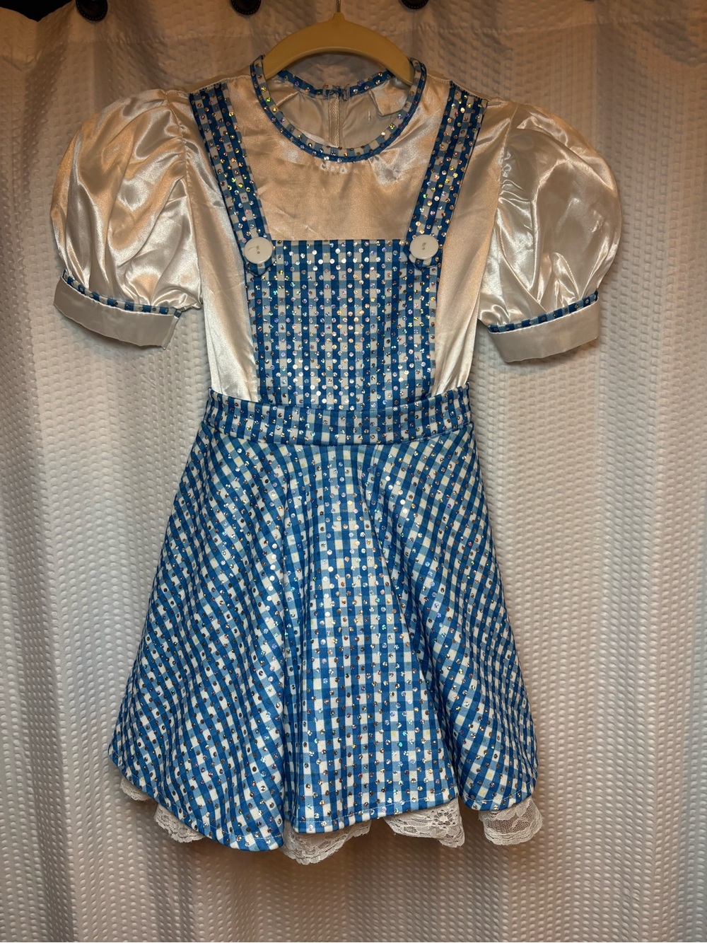 Rubies Wizard Of Oz Dorothy Sequine Costume Dress Girls Size S